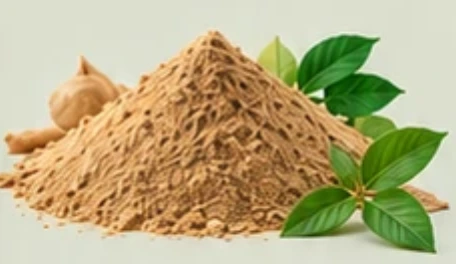 Mound of ethanolic herbal extract powder