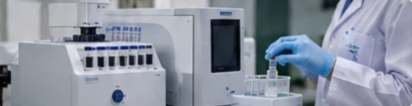 Analytical instrument with sample vials